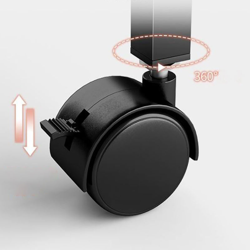 Modern Style Bookshelf Open Back Bookcase with Caster Wheels for Office Clearhalo 'Bookcases' 'furn' 'furn_bookcases' 'Furniture' 'Office Furniture' 5171972