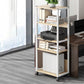 Modern Style Bookshelf Open Back Bookcase with Caster Wheels for Office Clearhalo 'Bookcases' 'furn' 'furn_bookcases' 'Furniture' 'Office Furniture' 5171979