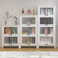 11.81"W Bookcase Contemporary Style Solid Wood Bookshelf for Home Office with Doors Clearhalo 'Bookcases' 'furn' 'furn_bookcases' 'Furniture' 'Office Furniture' 5172088