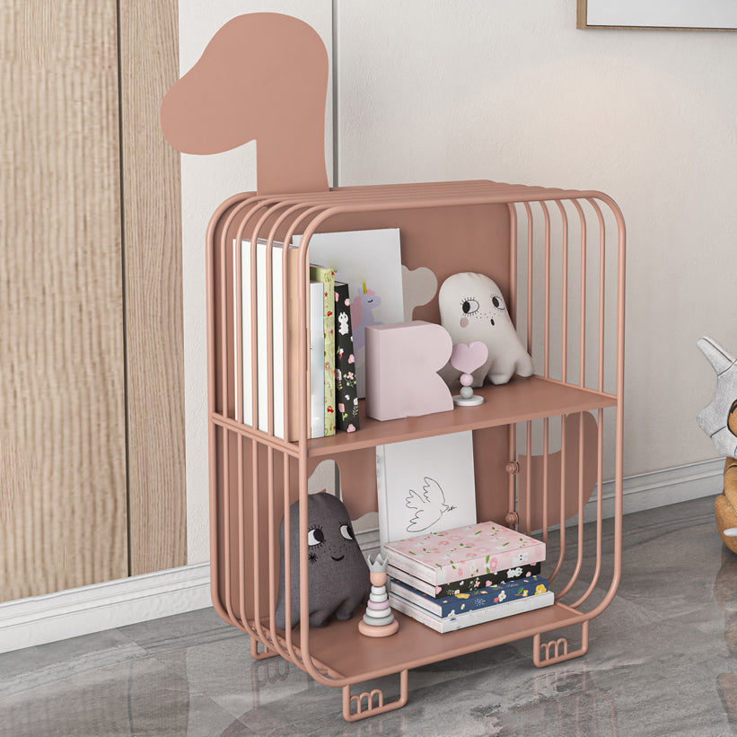 Modern Style Bookshelf Standard Closed Back Iron Bookcase for Home Clearhalo 'Bookcases' 'furn' 'furn_bookcases' 'Furniture' 'Office Furniture' 5172136