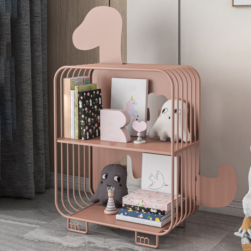 Modern Style Bookshelf Standard Closed Back Iron Bookcase for Home Clearhalo 'Bookcases' 'furn' 'furn_bookcases' 'Furniture' 'Office Furniture' 5172140