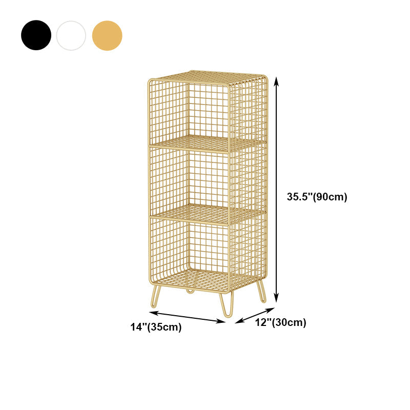 Libreria di stile moderno in stile chiuso in metallo standard libreria per casa
