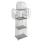 Modern Standard Bookshelf Closed Back Metal Bookcase for Home