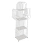 Modern Standard Bookshelf Closed Back Metal Bookcase for Home