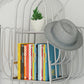 Modern Standard Bookshelf Closed Back Metal Bookcase for Home