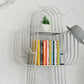 Modern Standard Bookshelf Closed Back Metal Bookcase for Home