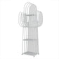 Modern Style Bookshelf Standard Closed Back Metal Home Bookcase