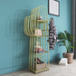 Modern Style Bookshelf Standard Closed Back Metal Home Bookcase