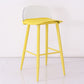 Modern Backrest Armless Counter Stool Iron Cafe Bar Stool with Acrylic Seat and Pedal Clearhalo 'Bar Furniture' 'Bar Stools' 'bar_stools' 'furn' 'furn_bar_stools' 'Furniture' 'Kitchen & Dining Furniture' 5173107