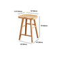 Modern Armless Backless Counter Stool Wood Cashier Bar Stool with Seat and Pedal Clearhalo 'Bar Furniture' 'Bar Stools' 'bar_stools' 'furn' 'furn_bar_stools' 'Furniture' 'Kitchen & Dining Furniture' 5173176