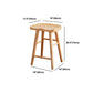Modern Armless Backless Counter Stool Wood Cashier Bar Stool with Seat and Pedal Clearhalo 'Bar Furniture' 'Bar Stools' 'bar_stools' 'furn' 'furn_bar_stools' 'Furniture' 'Kitchen & Dining Furniture' 5173179