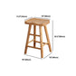 Modern Armless Backless Counter Stool Wood Cashier Bar Stool with Seat and Pedal Clearhalo 'Bar Furniture' 'Bar Stools' 'bar_stools' 'furn' 'furn_bar_stools' 'Furniture' 'Kitchen & Dining Furniture' 5173190
