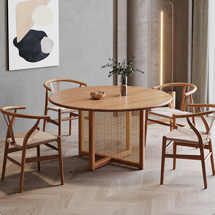 Set di sala da pranzo in pino contemporaneo 1/4/5/6 pezzi Banca da pranzo per la casa