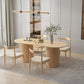 Contemporary Solid Wood Dining Table Set 1/5/7 Pieces Home Dining Room Set Clearhalo 'Dining Room Sets' 'Dining Tables & Seating' 'dining_room_set' 'furn' 'furn_dining_room_set' 'Furniture' 'Kitchen & Dining Furniture' 5173498
