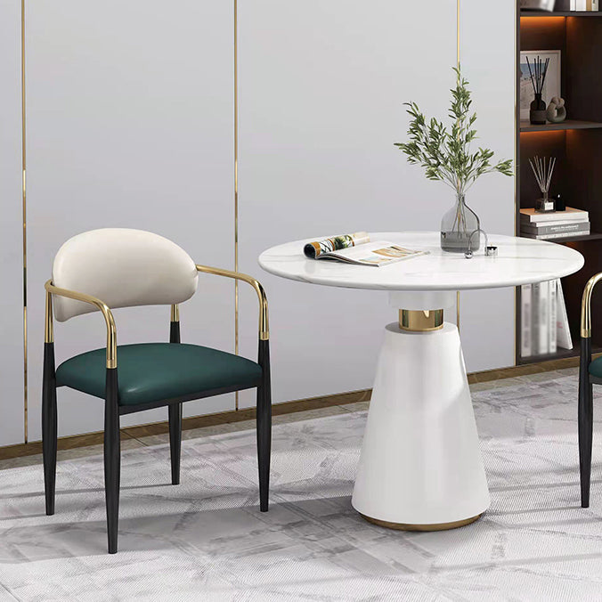 Sintered Stein Esstisch Moderner Esstisch mit Sockelbasis