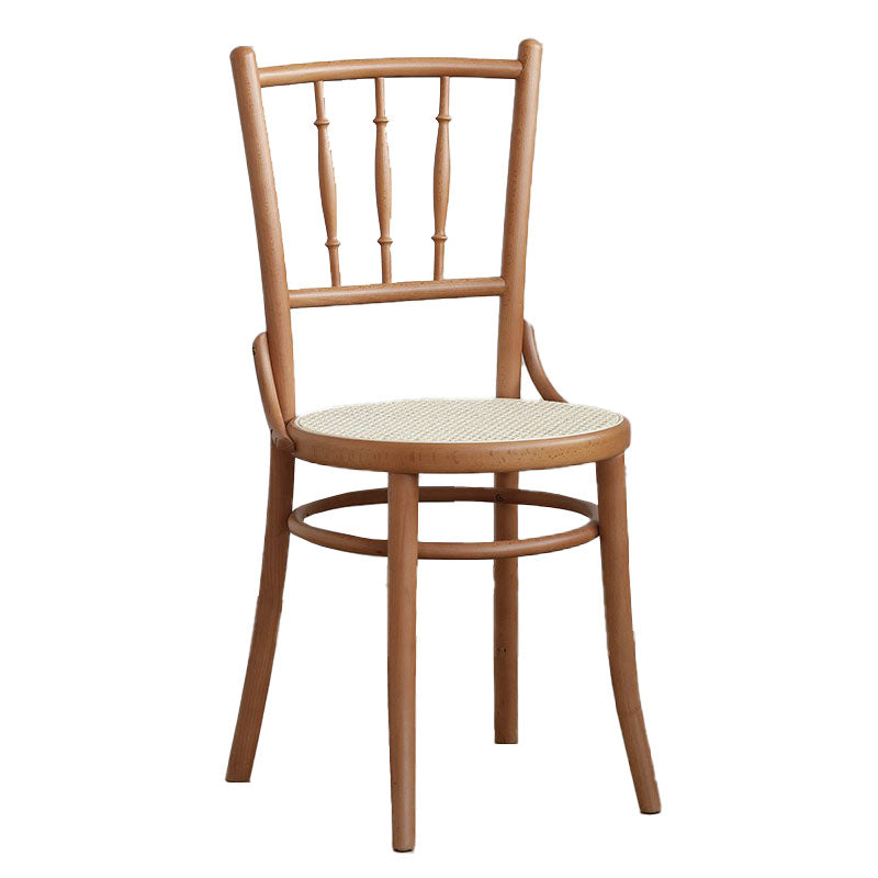 Traditional Style Side Chair Solid Wood Slat Back Dining Room Chair Clearhalo 'Dining Chairs' 'Dining Tables & Seating' 'dining_chair' 'furn' 'furn_dining_chair' 'Furniture' 'Kitchen & Dining Furniture' 5174029