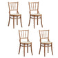 Traditional Style Side Chair Solid Wood Slat Back Dining Room Chair Cherry Wood 4 Piece Set Clearhalo 'Dining Chairs' 'Dining Tables & Seating' 'dining_chair' 'furn' 'furn_dining_chair' 'Furniture' 'Kitchen & Dining Furniture' 5174032