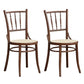 Traditional Style Side Chair Solid Wood Slat Back Dining Room Chair Coffee 2 Piece Set Clearhalo 'Dining Chairs' 'Dining Tables & Seating' 'dining_chair' 'furn' 'furn_dining_chair' 'Furniture' 'Kitchen & Dining Furniture' 5174036