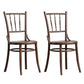 Traditional Style Side Chair Solid Wood Slat Back Dining Room Chair Khaki 2 Piece Set Clearhalo 'Dining Chairs' 'Dining Tables & Seating' 'dining_chair' 'furn' 'furn_dining_chair' 'Furniture' 'Kitchen & Dining Furniture' 5174047