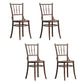 Traditional Style Side Chair Solid Wood Slat Back Dining Room Chair Khaki 4 Piece Set Clearhalo 'Dining Chairs' 'Dining Tables & Seating' 'dining_chair' 'furn' 'furn_dining_chair' 'Furniture' 'Kitchen & Dining Furniture' 5174049