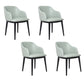 Arm Dining Chairs Modern Faux Leather Side Chairs for Kitchen Blue 4 Piece Set Clearhalo 'Dining Chairs' 'Dining Tables & Seating' 'dining_chair' 'furn' 'furn_dining_chair' 'Furniture' 'Kitchen & Dining Furniture' 5174068