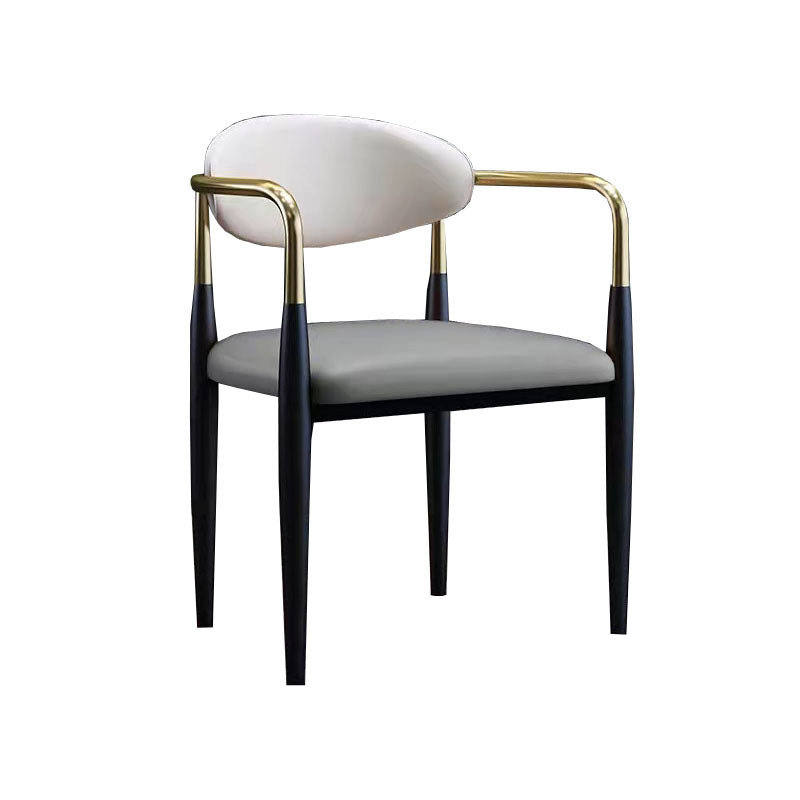 Sala da pranzo sedie da pranzo braccio industriale sedie da cucina in vetro finto