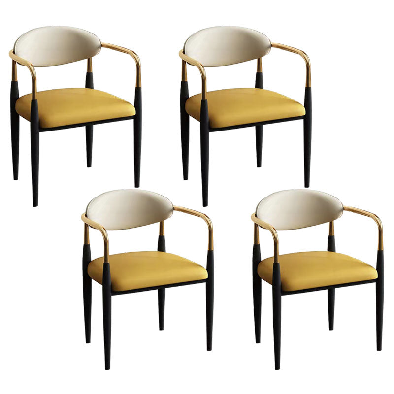 Sala da pranzo sedie da pranzo braccio industriale sedie da cucina in vetro finto