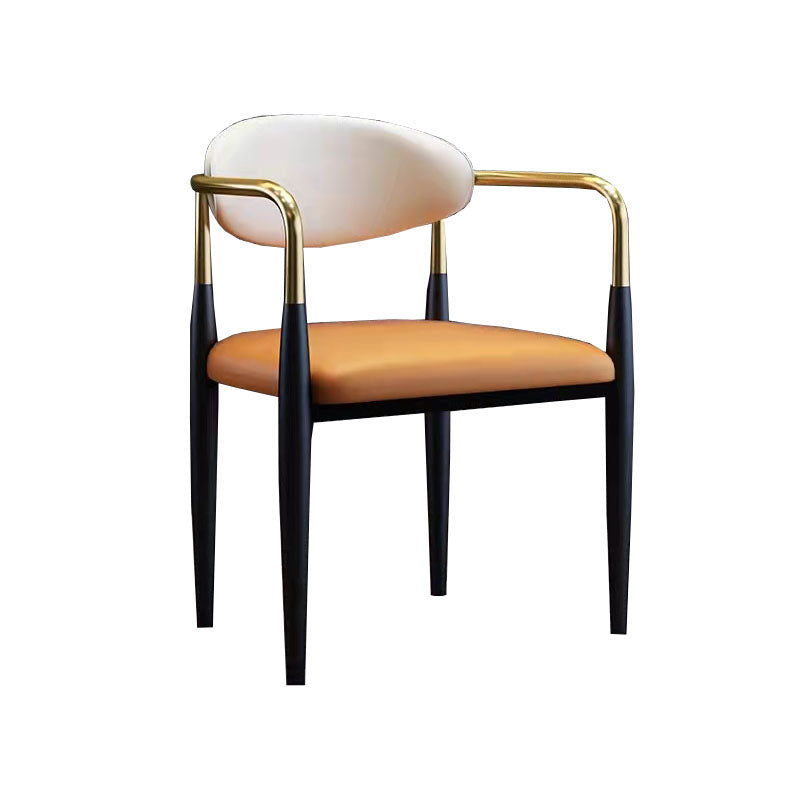 Sala da pranzo sedie da pranzo braccio industriale sedie da cucina in vetro finto