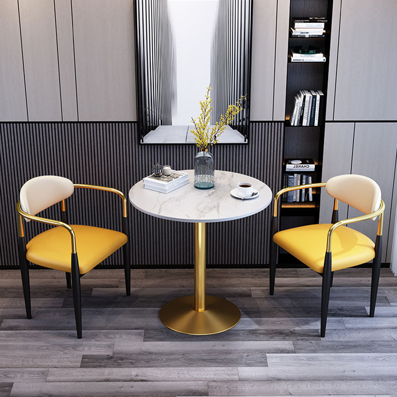 Sala da pranzo sedie da pranzo braccio industriale sedie da cucina in vetro finto