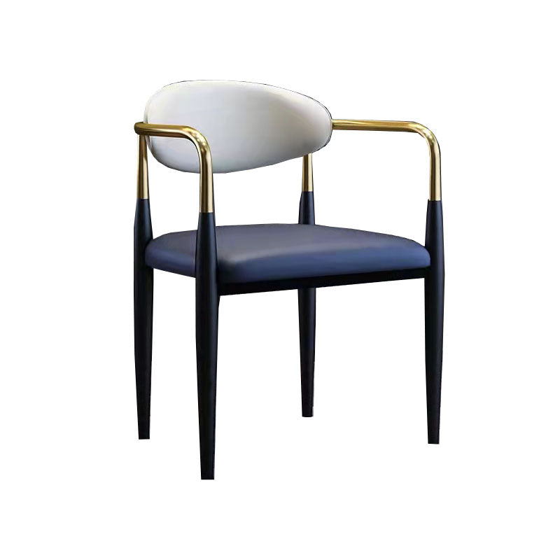 Sala da pranzo sedie da pranzo braccio industriale sedie da cucina in vetro finto