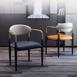 Sala da pranzo sedie da pranzo braccio industriale sedie da cucina in vetro finto