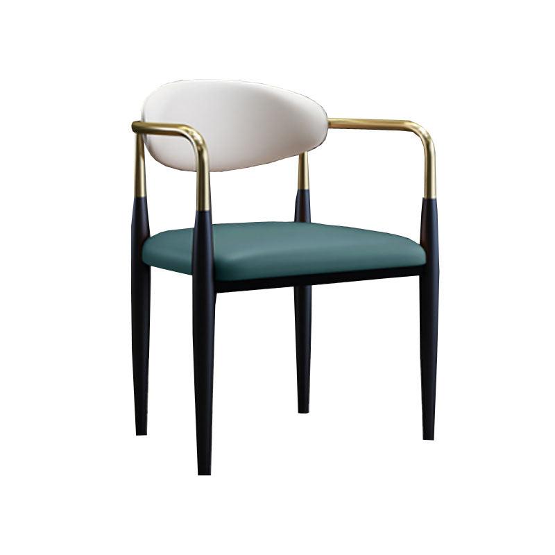 Sala da pranzo sedie da pranzo braccio industriale sedie da cucina in vetro finto