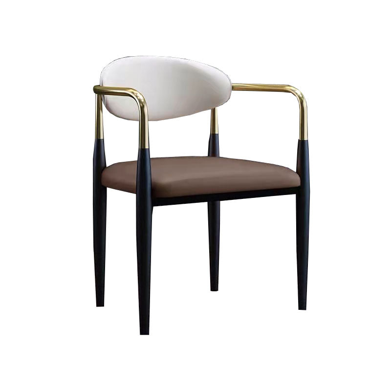 Sala da pranzo sedie da pranzo braccio industriale sedie da cucina in vetro finto