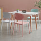 Plastic Contemporary Armless Chair Kitchen Dining Room Open Back Chair