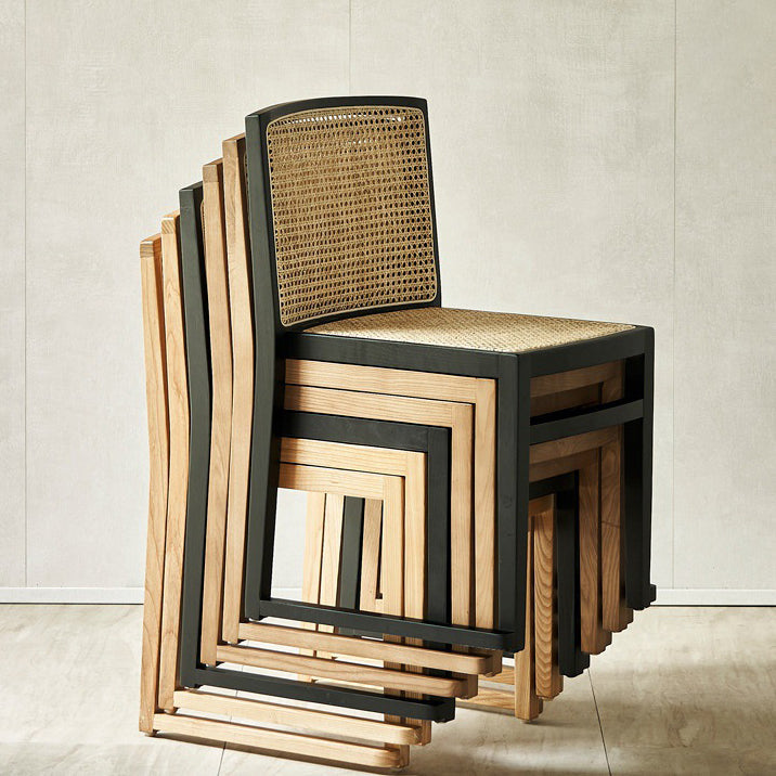 Traditional Style Dining Chair Solid Wood Stackable Side Chair for Home Clearhalo 'Dining Chairs' 'Dining Tables & Seating' 'dining_chair' 'furn' 'furn_dining_chair' 'Furniture' 'Kitchen & Dining Furniture' 5174442