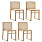 Traditional Style Dining Chair Solid Wood Stackable Side Chair for Home Wood 4 Piece Set Clearhalo 'Dining Chairs' 'Dining Tables & Seating' 'dining_chair' 'furn' 'furn_dining_chair' 'Furniture' 'Kitchen & Dining Furniture' 5174447