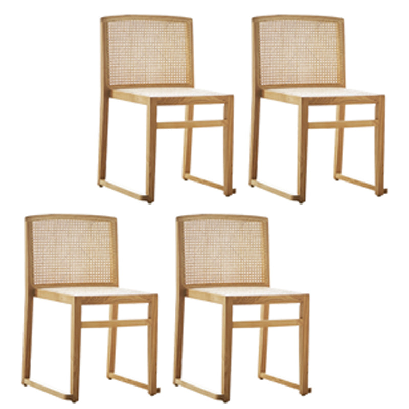 Traditional Style Dining Chair Solid Wood Stackable Side Chair for Home Wood 4 Piece Set Clearhalo 'Dining Chairs' 'Dining Tables & Seating' 'dining_chair' 'furn' 'furn_dining_chair' 'Furniture' 'Kitchen & Dining Furniture' 5174447