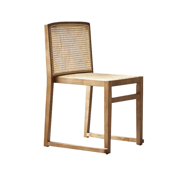 Traditional Style Dining Chair Solid Wood Stackable Side Chair for Home Walnut 1 Piece Clearhalo 'Dining Chairs' 'Dining Tables & Seating' 'dining_chair' 'furn' 'furn_dining_chair' 'Furniture' 'Kitchen & Dining Furniture' 5174449