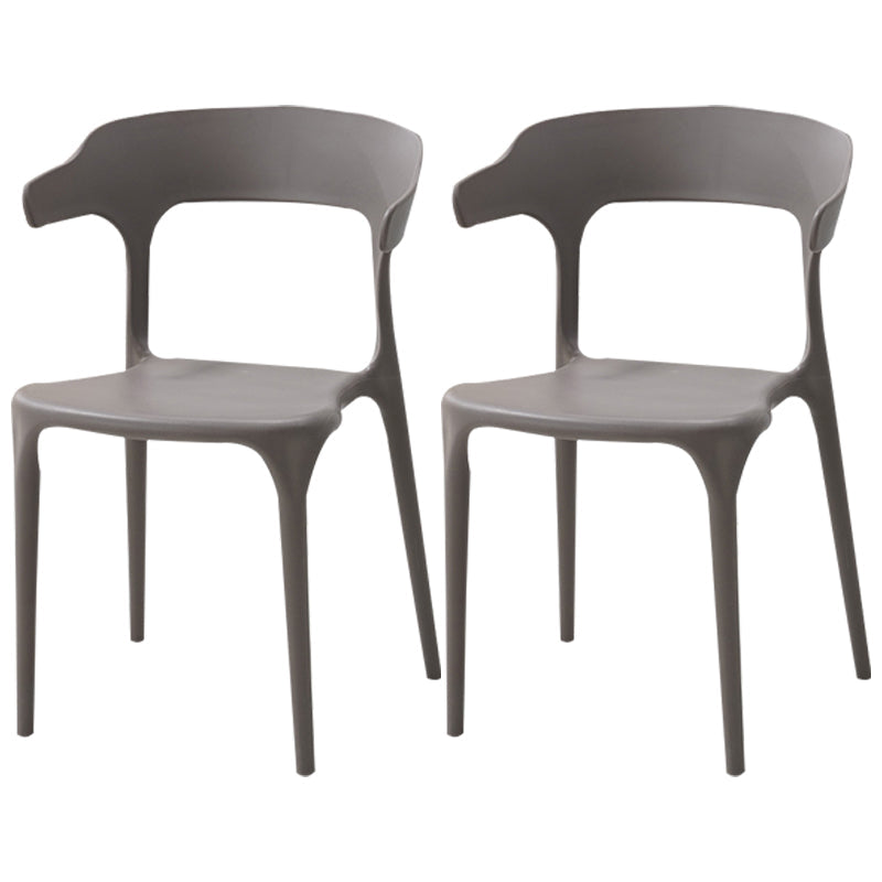 Sedia a braccio contemporaneo in plastica camera da pranzo cucina aprita sedia