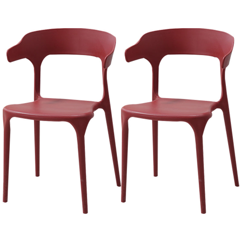 Sedia a braccio contemporaneo in plastica camera da pranzo cucina aprita sedia