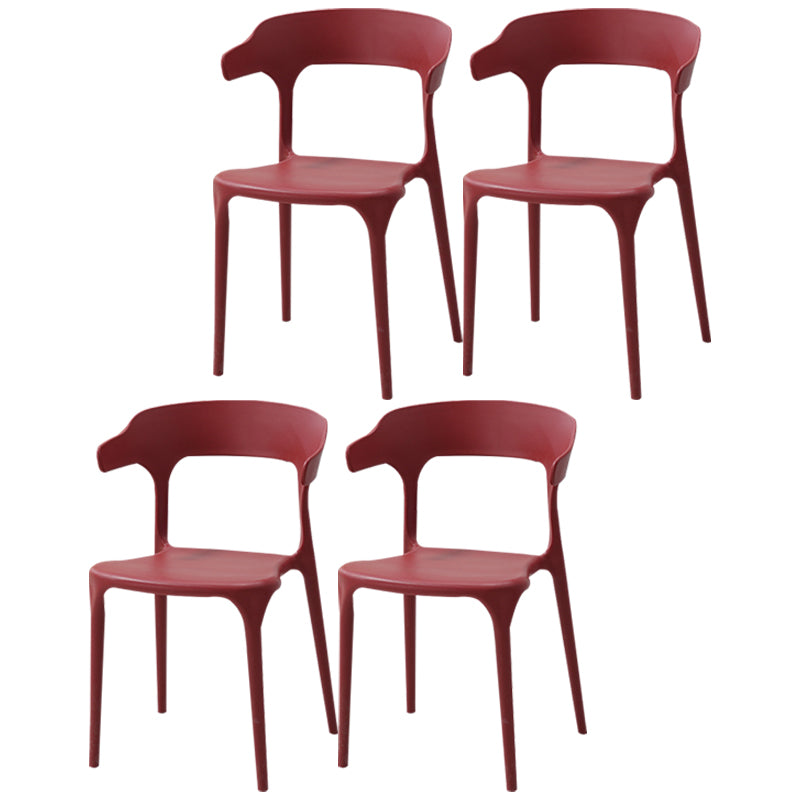 Sedia a braccio contemporaneo in plastica camera da pranzo cucina aprita sedia