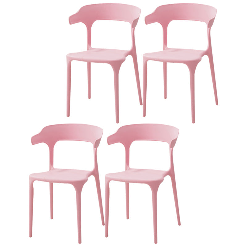 Sedia a braccio contemporaneo in plastica camera da pranzo cucina aprita sedia