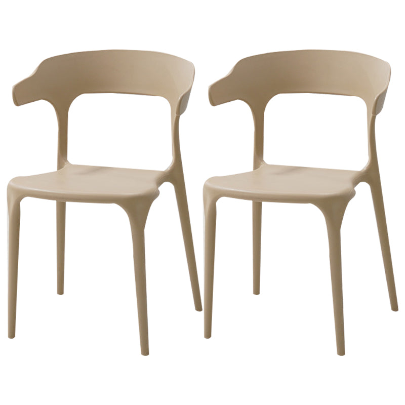 Sedia a braccio contemporaneo in plastica camera da pranzo cucina aprita sedia