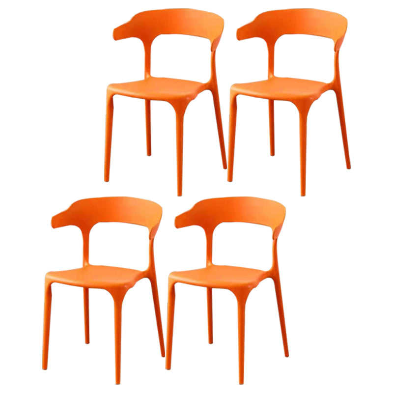 Sedia a braccio contemporaneo in plastica camera da pranzo cucina aprita sedia