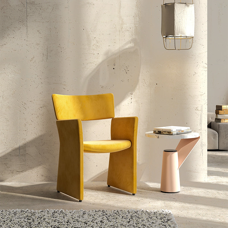 Open Back Dining Chair 22.83" Wide Dining Arm Chair for Dining Room Clearhalo 'Dining Chairs' 'Dining Tables & Seating' 'dining_chair' 'furn' 'furn_dining_chair' 'Furniture' 'Kitchen & Dining Furniture' 5174502