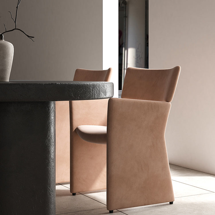 Open Back Dining Chair 22.83" Wide Dining Arm Chair for Dining Room Clearhalo 'Dining Chairs' 'Dining Tables & Seating' 'dining_chair' 'furn' 'furn_dining_chair' 'Furniture' 'Kitchen & Dining Furniture' 5174514