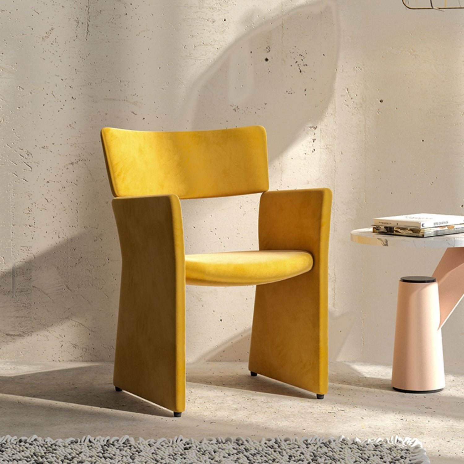 Open Back Dining Chair 22.83" Wide Dining Arm Chair for Dining Room Clearhalo 'Dining Chairs' 'Dining Tables & Seating' 'dining_chair' 'furn' 'furn_dining_chair' 'Furniture' 'Kitchen & Dining Furniture' 5174517