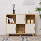 Engineered Wood Shelf Bookcase Contemporary Bookshelf for Study Room