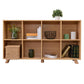 Engineered Wood Shelf Bookcase Contemporary Bookshelf for Study Room