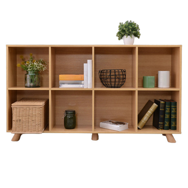 Engineered Wood Shelf Bookcase Contemporary Bookshelf for Study Room